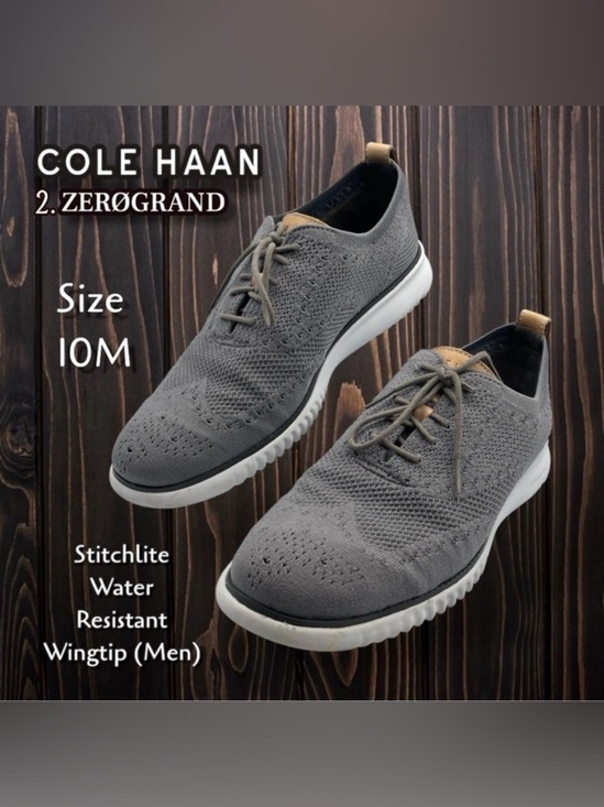 Cole Haan Other - Cole Haan 2.ZeroGrand Stitchlite Water Resistant
Wingtip (Men) Size 10 Ironstone